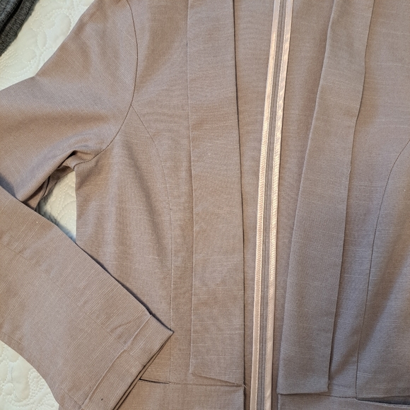 mauve 🍇 linen look blazer - Picture 3 of 7